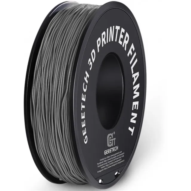 Geeetech TPU Filament Grijs 1.75mm 1KG – Hoge Flexibiliteit, Geen Verstoppingen, Bubbelvrij, Hoge Kwaliteit, Brede Compatibiliteit