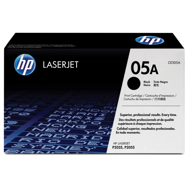 Hp toner 05A, 2 300 pagina's, OEM CE505A, zwart