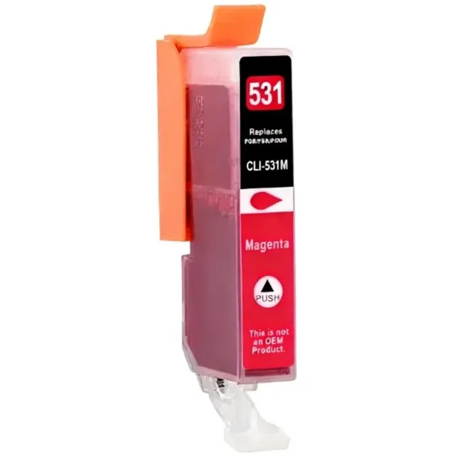 Inktkenners Inktcartridge Geschikt voor Canon PGI-530 / CLI-531 | 1x Magenta cartridge Geschikt voor Canon Pixma TS8750 - TS8751 - Inktpatronen - Inkt - printer