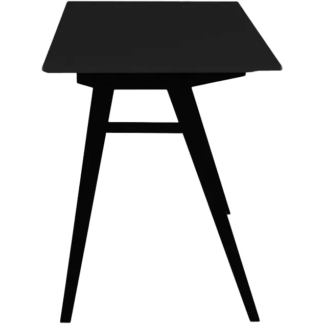 Artichok Rover houten bureau zwart - zwart houten onderstel - 120 x 60 cm, foto 3