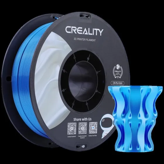 Creality 3D Filament Creality PLA 1.75mm Silk blauw 1kg