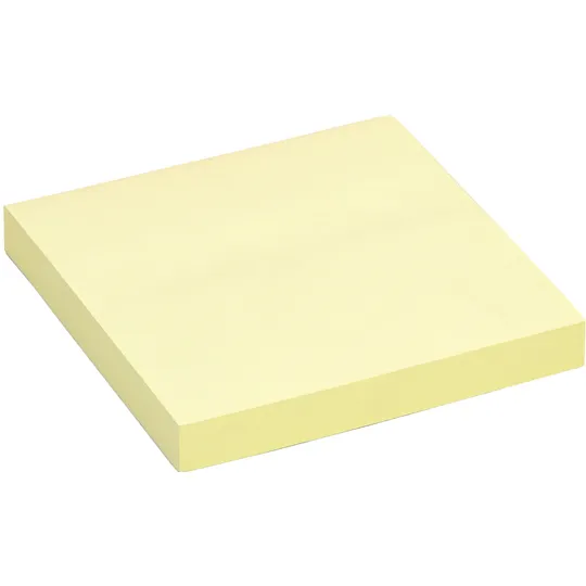 Quantore Memoblok Quantore 76x76mm geel 100 vel
