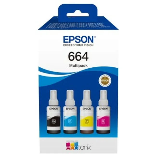 Epson C13T66464A inktcartridge 4 stuk(s) Compatibel Zwart, Cyaan, Magenta, Geel Zwart;Cyaan;Magenta;Geel
