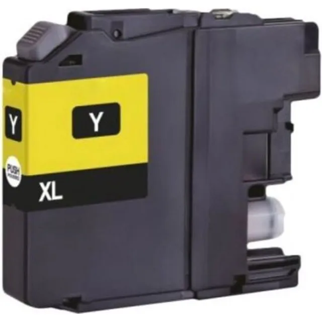 Inktkeuze LC-123 Geel - Huismerk inktcartridge compatible met Brother DCP J 132 W / Brother DCP J 152 W / Brother DCP J 172W / Brother DCP J 552 DW / Brother DCP J 752 DW / Brother MFC J 245 / Brother MFC J 470 DW / Brother MFC J 650 DW / Brother MFC J 6520 DW