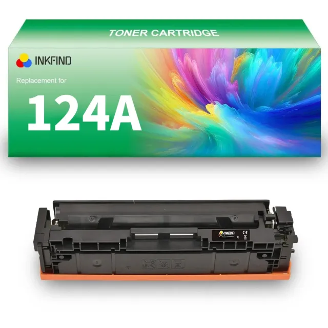 INKFIND 124A (Q6000A) Zwart tonercartridge compatibel met HP 124A (Q6000A) Zwart en Canon Cartridge 707 Zwart - 1-pack Black Zwart x 1