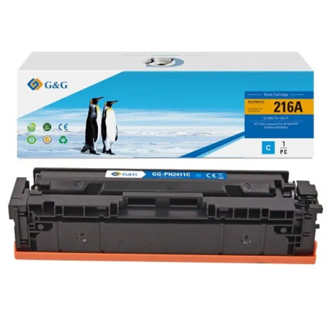 G&G 21441 tonercartridge 1 stuk(s) Compatibel Cyaan