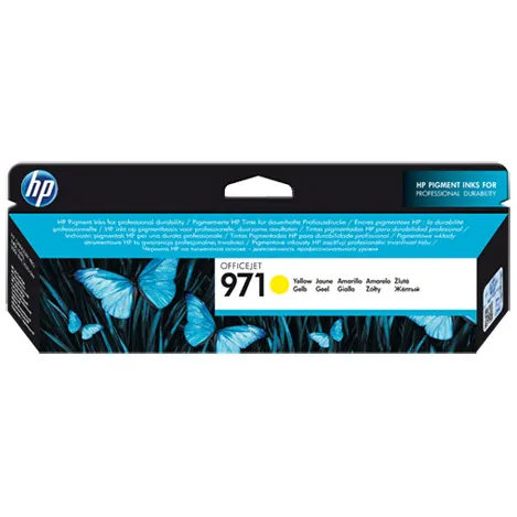 HP 971 OfficeJet Inktcartridge Geel