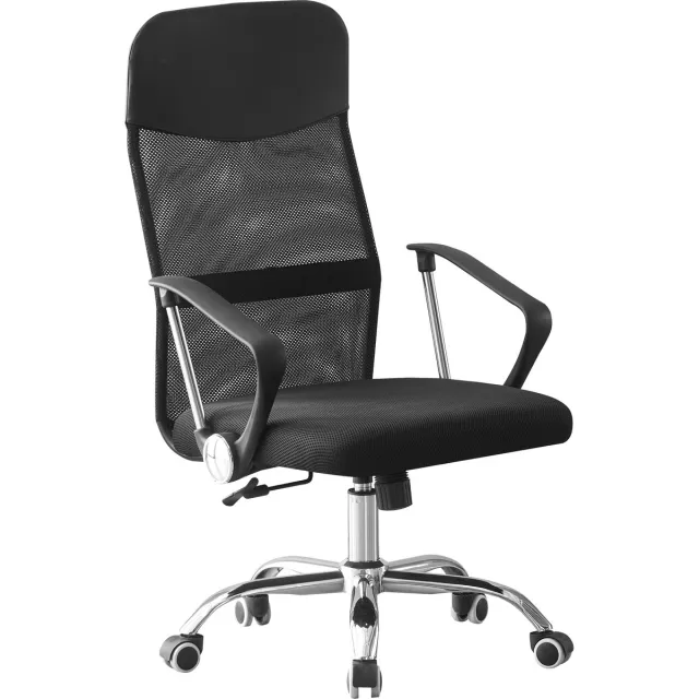 Luxury4Home TIVO - Bureaustoel - Mesh - Zwart - TILT Mechanisme