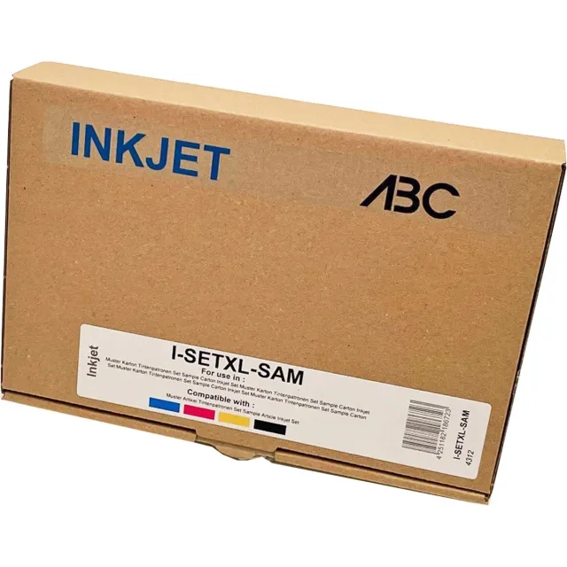ABC huismerk Set 4x navulflesje inkt geschikt voor Canon GI-590 Pixma G1500 G1510 G1515 G2500 G2510 G3500 G3510 G3515 G4400 G4500 G4510 G4515 Set 4 kleuren
