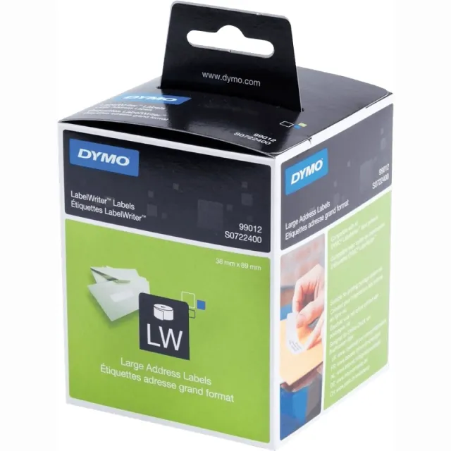 Dymo LabelWriter Adres Etiket 36 x 89 mm 520 stuks, foto 2