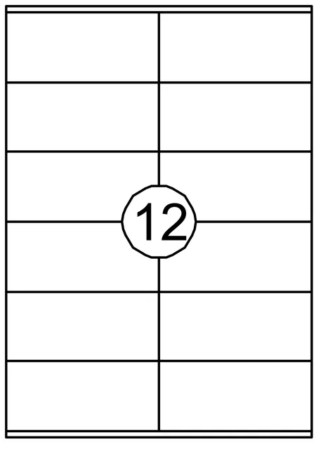 Quantore Etiket Quantore 105x48mm 1200 stuks