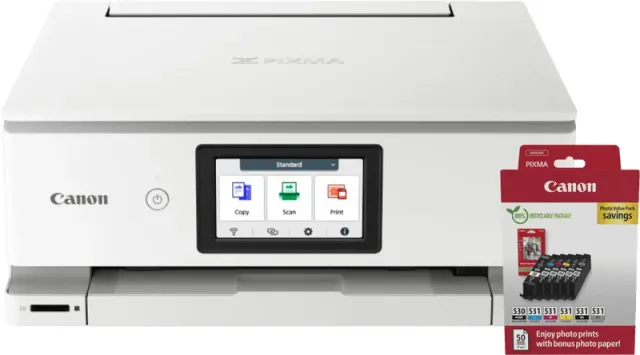 Canon PIXMA TS8751 + 1 set extra cartridges + fotopapier