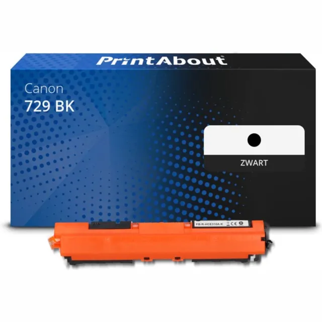 PrintAbout Alternatief voor de Canon 729 BK / zwart
