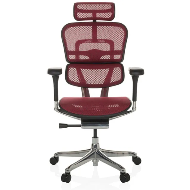 hjh office Bureaustoel / Directiestoel ERGOHUMAN GEN2 Netstof rood hjh OFFICE