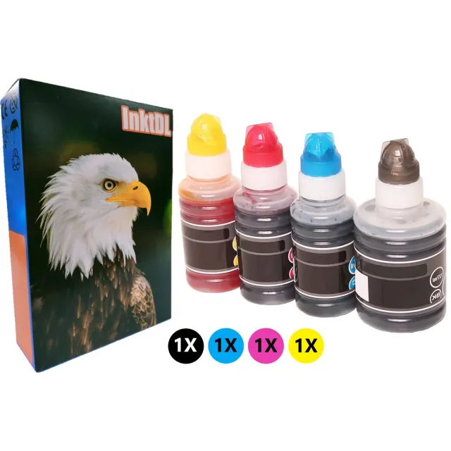 InktDL Huismerk geschikt voor Canon GI-50 Multipack Inkt - G5050 - G6050 - G7050 - GM2050 - GM4040 - GM4050 4 Flessen inkt
