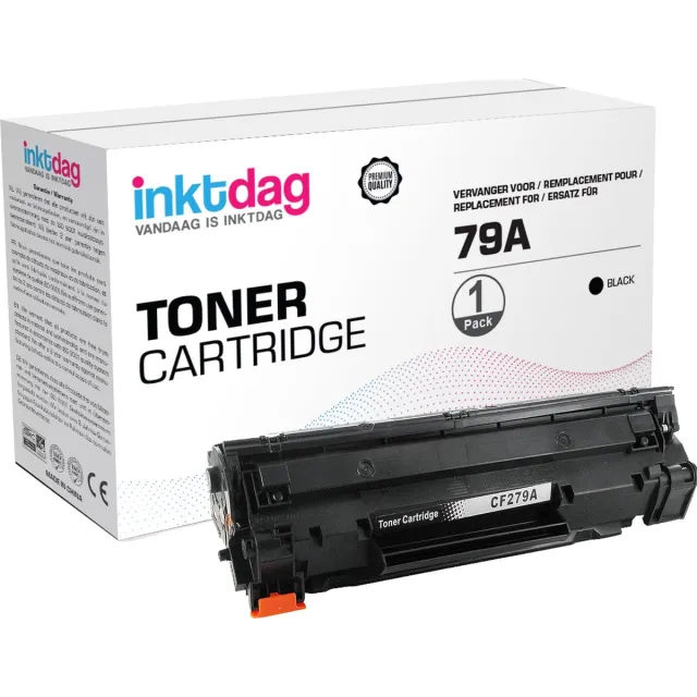 inktdag XL Laser toner cartridge voor HP 79A - CF-279A | Geschikt voor Laserjet M12A, M12W, M26A, M26NW Zwart