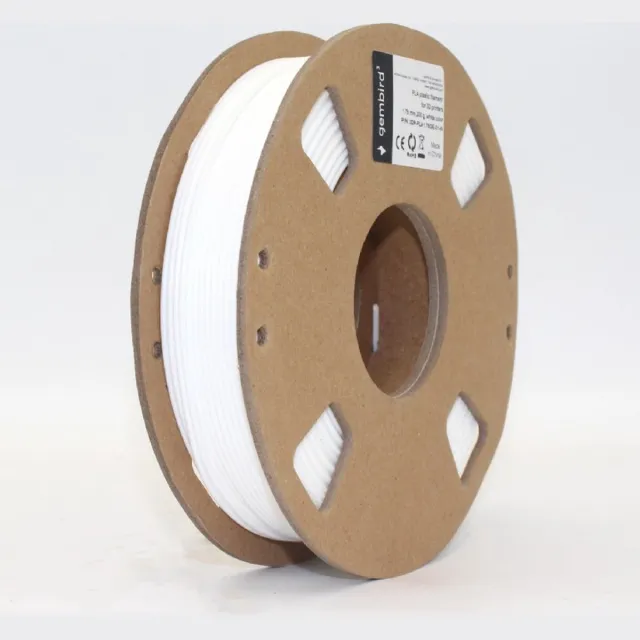 Gembird PLA Filament - 1.75mm - 200 gram - Wit - 3D printer filament