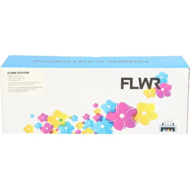 FLWR Toner / 410X / Zwart - Geschikt voor HP