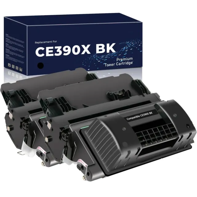 WeCare 2-pack | HP 90X CE390X - Toner Cartridge - Zwart - 24000 Pagina's - Geschikt voor HP Laserjet Enterprise 600 M602dn, M602m, M602n, M602x, M603dn, M603xh, M4500 Series, M4555f MFP, M4555fskm MFP, M4555h MFP, M4555 MFP 2x Zwart