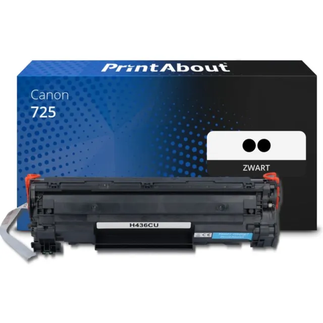 PrintAbout Alternatief voor de Canon 725 / Zwart 2 Pack