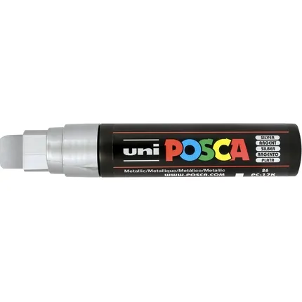 Posca Paintmarker Uni POSCA PC17K extra breed rechthoek zilver