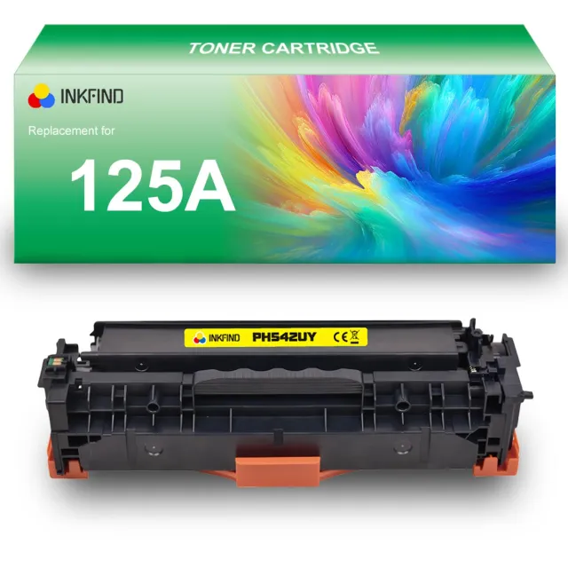 INKFIND 125A (CB542A) / 128A (CE322A) / 131A (CF212A) Geel tonercartridge compatibel met HP 125A (CB542A) Geel en HP 128A (CE322A) Geel en HP 131A (CF212A) Geel en Canon 716 Geel toner cartridge - 1-pack Geel Geel x 1