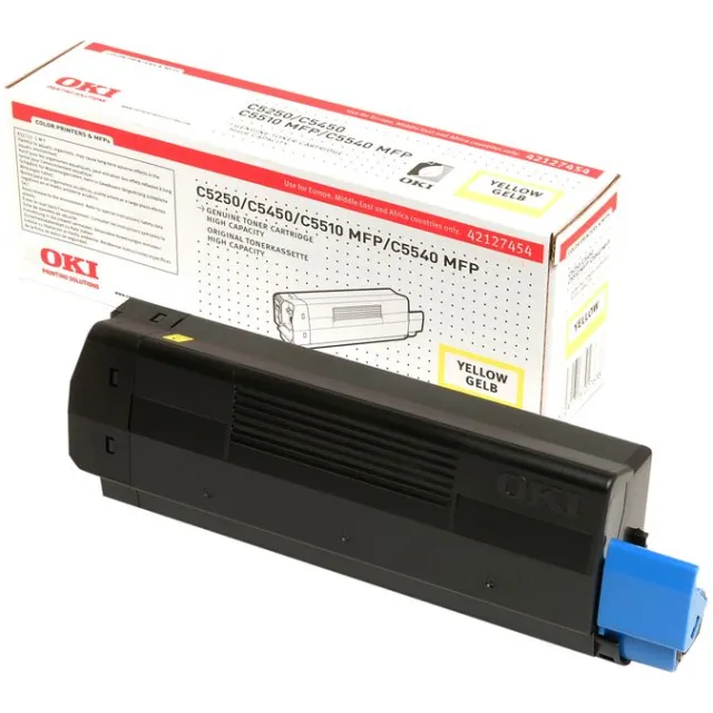 Oki 42127454 Toner Geel