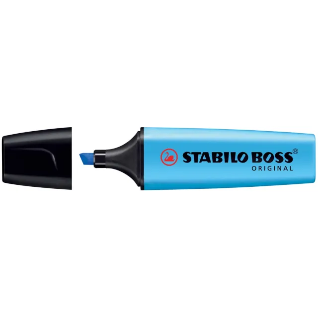 Stabilo BOSS ORIGINAL markeerstift, blauw