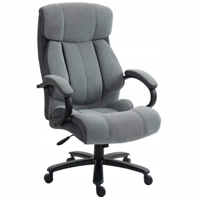 Furnitex FB 53-FX - Bureaustoel - Grijs - TILT-mechanisme - Met hoofdsteun