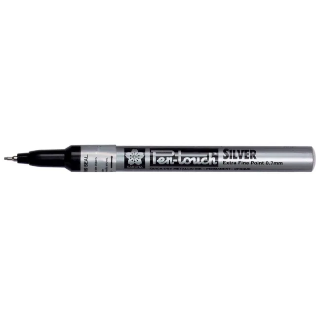 Sakura paint Marker Pen-Touch punt van 0,7 mm, zilver