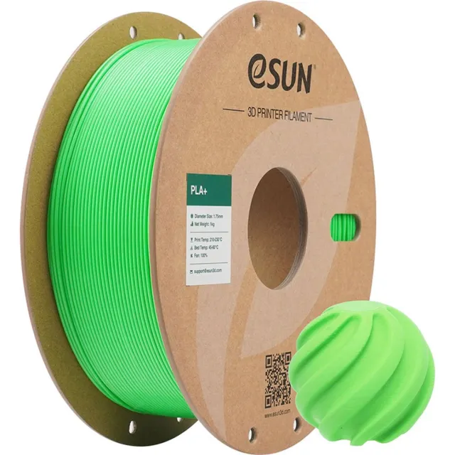 ESUN PLA+ RGB Groen / RGB Green 1 kg - 1.75mm - 3D printer filament