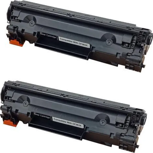 KATRIZ huismerk toner 2x CF283X(HP 83X)/Canon 737 - Zwart - 2x 2500 afdrukken |Geschikt voor HP LaserJet Pro M201 / LaserJet Pro M201 DW/ LaserJet Pro M201 N/ LaserJet Pro M225dn/ LaserJet Pro M225dw