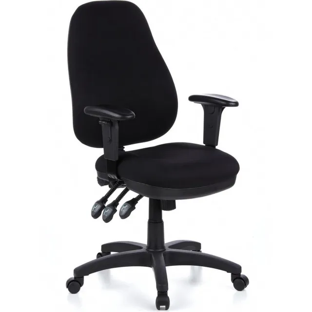 hjh office Zenit Pro - Bureaustoel - Stof - Zwart