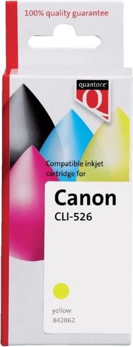 Quantore Inktcartridge Quantore Canon CLI-526 geel | 1 stuk