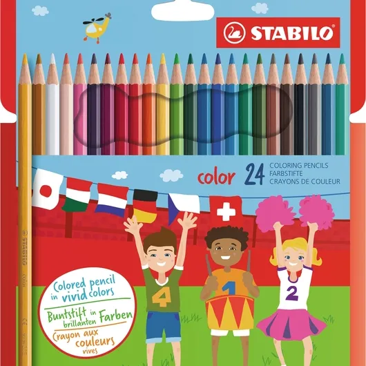 Stabilo Kleurpotloden STABILO 979 color assorti kartonnen etui à 24 stuks