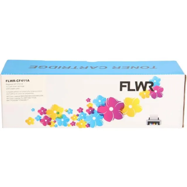 FLWR Toner / 410A / Cyaan - Geschikt voor HP