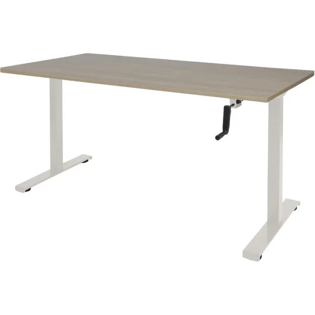 Schaffenburg Dextro Slinger Zit-sta Bureau - NEN-EN 527 (Ongemonteerd) Wit (RAL9010)/Robson Eiken