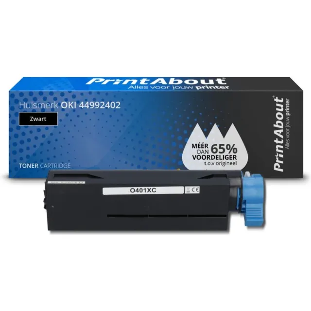 PrintAbout OKI 44992402 toner zwart Huismerk