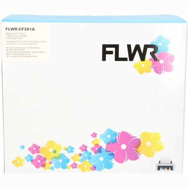 FLWR Inktcartridge / 81A / Zwart - Geschikt voor HP