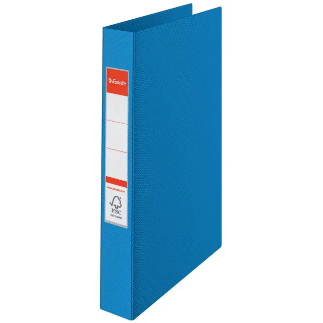 Esselte ringmap Vivida blauw, 2 ringen
