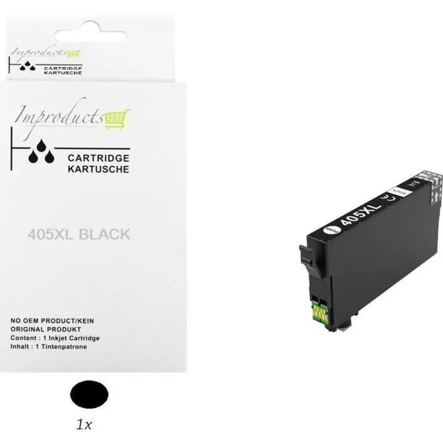 Improducts Inkt cartridges - Alternatief Epson T405XL / T405 405xl 405 Zwart