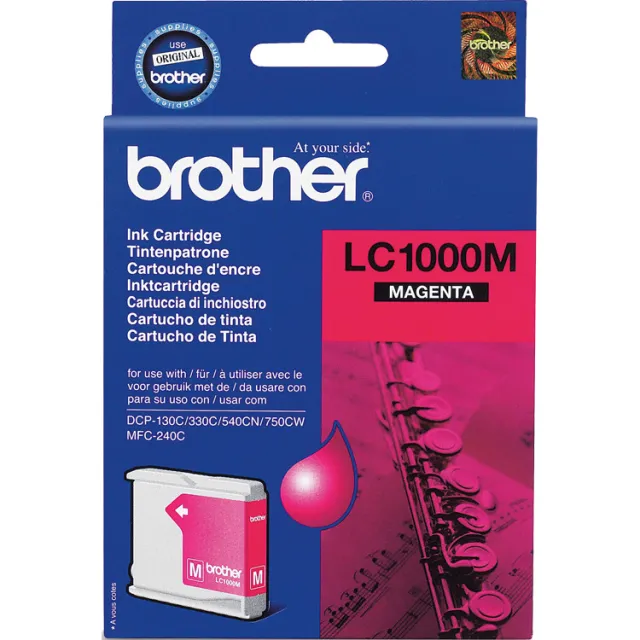 Brother Inkt - LC-1000M Magenta