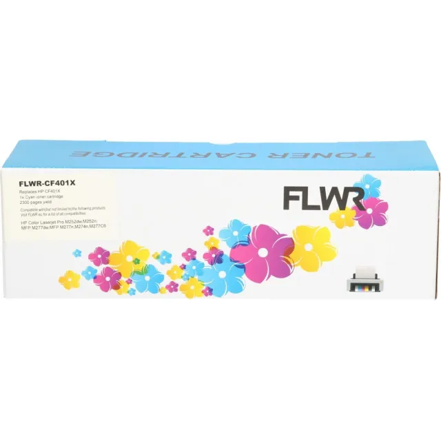 FLWR Toner / 201X / Cyaan - Geschikt voor HP