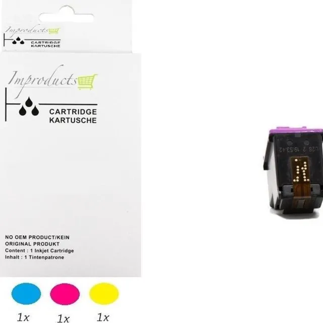 Improducts Inkt cartridges - Alternatief HP 305 / 305 XL - 305XL 305XL 3YM63AE Kleur - Print meer dan 2x zoveel als de originele HP XL cartridges