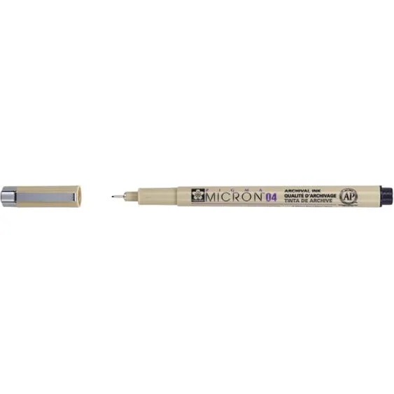 Sakura Fineliner Sakura Pigma Micron 04 0.4mm zwart