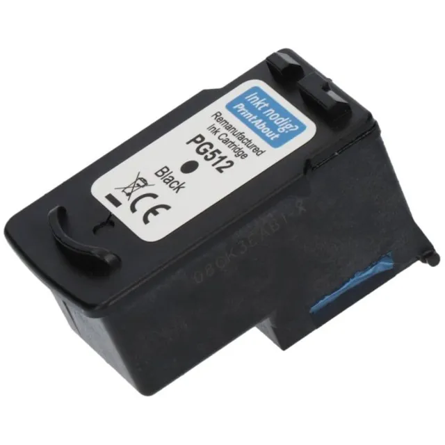 PrintAbout huismerk Inktcartridge PG-512 Zwart Hoge capaciteit geschikt voor Canon