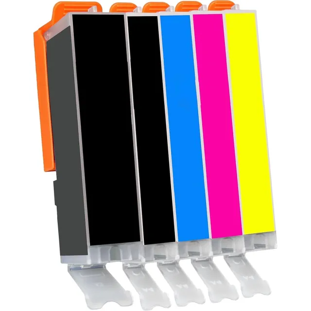 InktDL Huismerk geschikt voor Canon PGI-580 / CLI-581 XL inktcartridges - TS6150 - TS6251 - TS6350 - TS6351 - TS705 - TS8150 - TS8250 Multipack 5 Cartridges