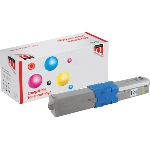 Quantore Toner Quantore alternatief tbv Oki 44469722 geel