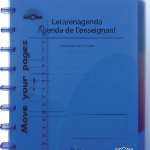 Atoma Lerarenagenda ft A5+ blauw