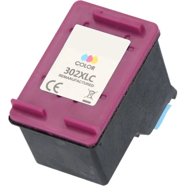 InktDL Huismerk geschikt voor HP 302XL Inktcartridge Kleur - Geschikt voor OfficeJet 3830 - 4650 - Envy 4520 - 4525 - DeskJet 2130 - 3630 - 3638 - F6U67AE Kleuren